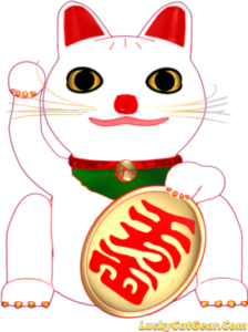 White Lucky Cat