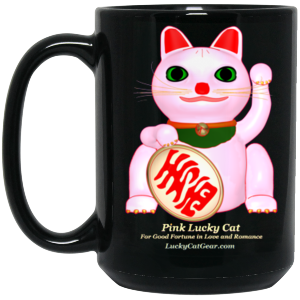 Pink Lucky Cat Mug